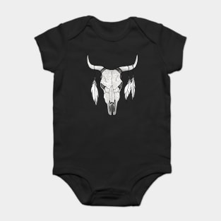 Southwestern Bull Skull Baby Bodysuit